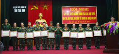   Bộ CHQS tỉnh khen thưởng 41 cá nhân tham gia hội thi, hội thao quân khu