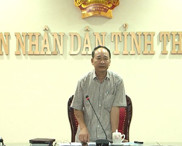   Thường trực Ban chỉ huy phòng chống lụt bão tỉnh tổ chức cuộc họp Nh88 casino phương án đối phó với bão số 6