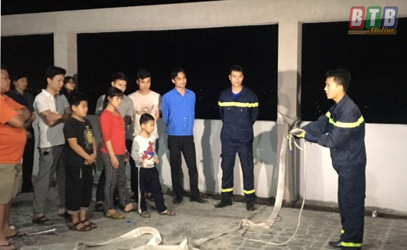   Diễn tập phương án phòng cháy, chữa cháy và cứu nạn, cứu hộ