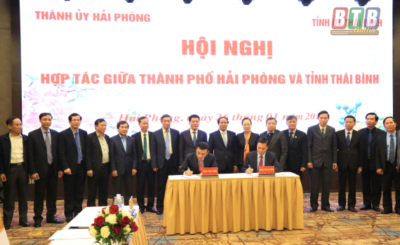   8 Nh88 đăng Nhập giao kết hợp tác kinh tế giữa tỉnh Thái Bình và thành phố Hải Phòng