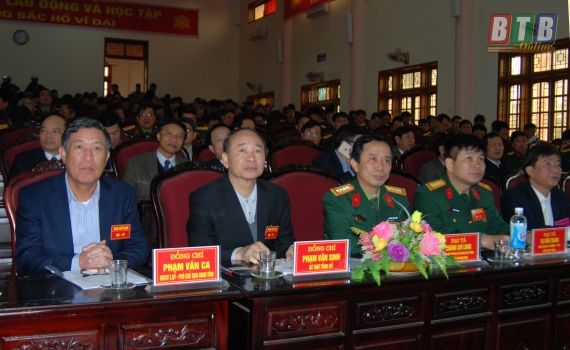   Kiến Xương khai mạc diễn tập khu vực phòng thủ huyện năm 2017