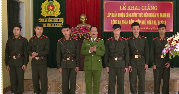   Khai giảng lớp huấn luyện chiến sỹ nghĩa vụ năm 2018