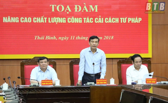   Tọa đàm nâng cao chất lượng cải cách tư pháp