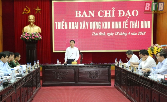   Họp Ban chỉ đạo Nh88 casino Nh881 khu kinh tế Thái Bình
