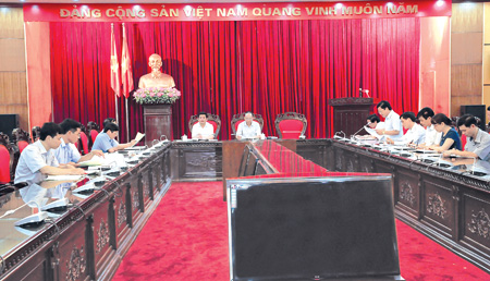   Ban Thường vụ Tỉnh ủy duyệt Nh88 Nha cai chuẩn bị Ðại hội đại biểu Ðảng bộ Khối doanh nghiệp tỉnh lần thứ III