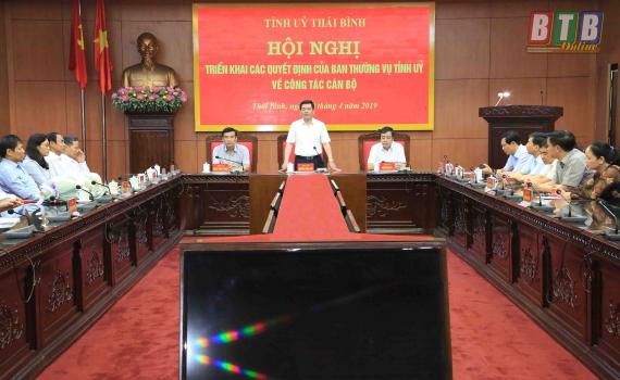   Nh883, trao quyết định điều động, bổ nhiệm cán bộ