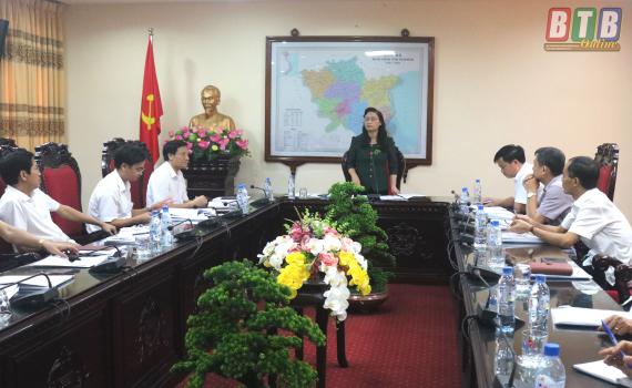   Họp Hội đồng Xét thăng hạng chức danh nghề nghiệp giáo viên mầm non, PTTH công lập tỉnh