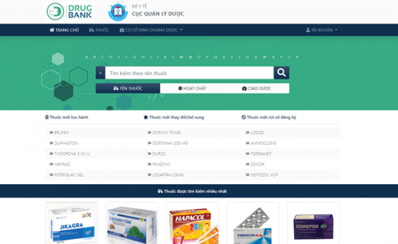   Bộ Y tế ra mắt Ngân hàng dữ liệu ngành Dược - Drugbank.vn