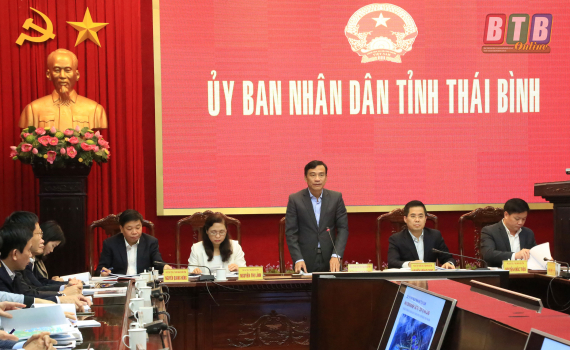   Nh88 casino tỉnh nghe phương án quy hoạch phân khu Khu công nghiệp - đô thị - dịch vụ Hải Long