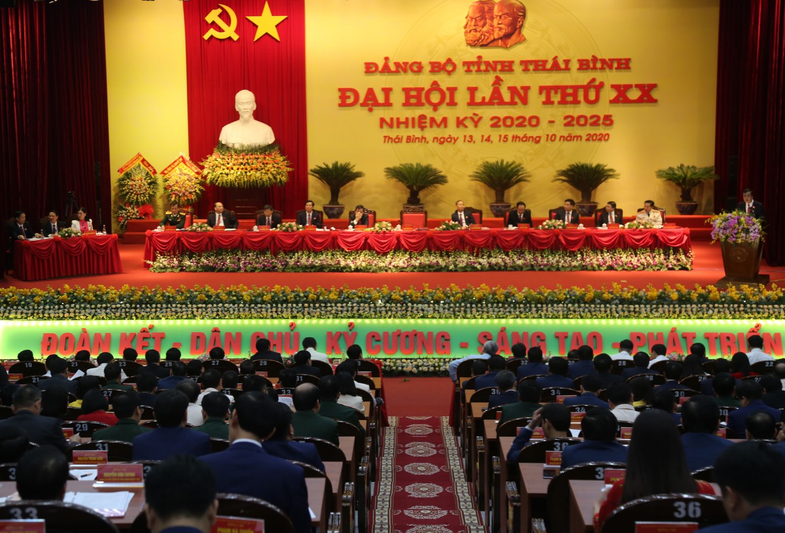   Đại hội đại biểu Đảng bộ tỉnh Thái Bình lần thứ XX, nhiệm kỳ 2020 – 2025 công bố kết quả bầu cử Ban Chấp hành Đảng bộ tỉnh