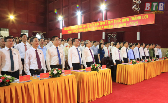   Bầu trực tiếp Bí thư Huyện ủy tại Đại hội đại biểu Đảng bộ huyện Tiền Hải nhiệm kỳ 2020 - 2025
