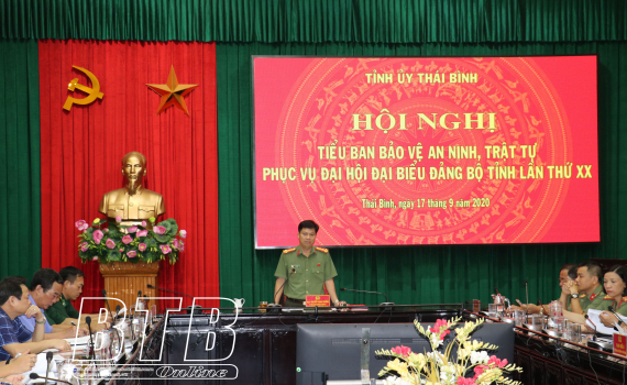   Bảo đảm tuyệt đối an toàn Đại hội đại biểu Đảng bộ tỉnh lần thứ XX