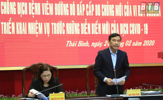   Họp Ban Chỉ đạo của tỉnh phòng, chống dịch Covid – 19
