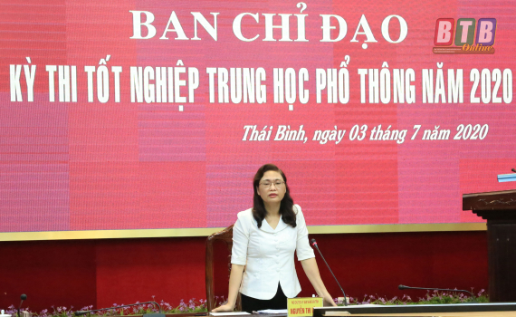   Họp Ban Chỉ đạo kỳ thi tốt nghiệp THPT năm 2020