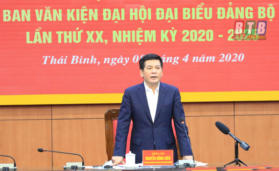   Thường trực Tỉnh ủy Nh88 đăng Nhập với Tiểu ban Văn kiện Đại hội Đảng bộ tỉnh lần thứ XX