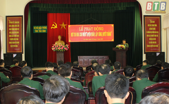   Bộ Chỉ huy Bộ đội Biên phòng tỉnh phát động Thi đua cao điểm “Luyện quân, lập công, quyết thắng”