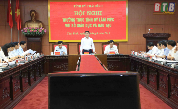  Thường trực Tỉnh ủy Nh88 đăng Nhập với Sở Giáo dục và Đào tạo