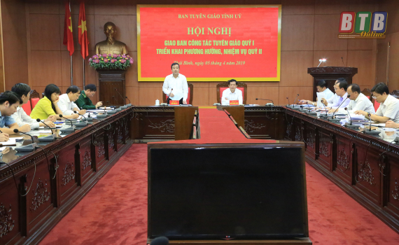   Giao ban Nh88 Nha cai tuyên giáo quý I năm 2019