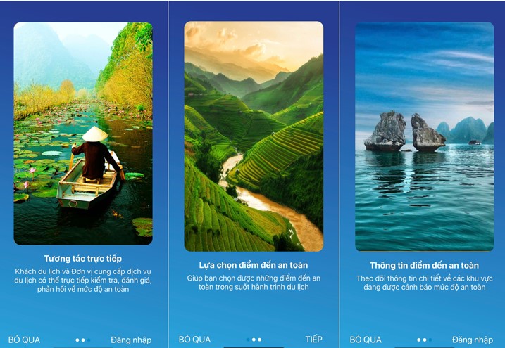   Tải ứng dụng “Du lịch Việt Nam an toàn” để yên tâm du lịch