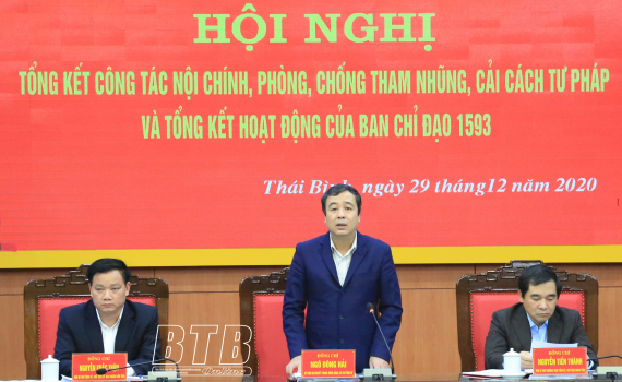   Tổng kết Nh88 Nha cai nội chính, phòng chống tham nhũng