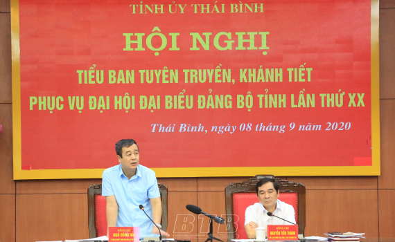   Chuẩn bị tốt cho Đại hội đại biểu Đảng bộ tỉnh lần thứ XX