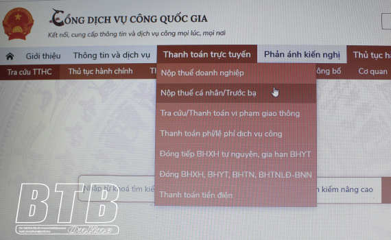   Ngành Thuế: Tích hợp 120 thủ tục Nh88 dang Nhap trên Cổng dịch vụ công quốc gia