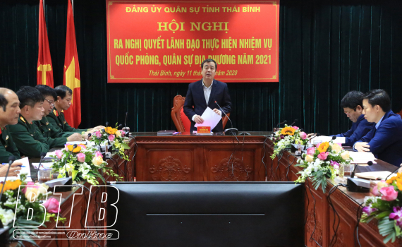   Đảng ủy Quân sự tỉnh ra Nh88 casino lãnh đạo thực hiện nhiệm vụ quốc phòng, quân sự Nh88 năm 2021