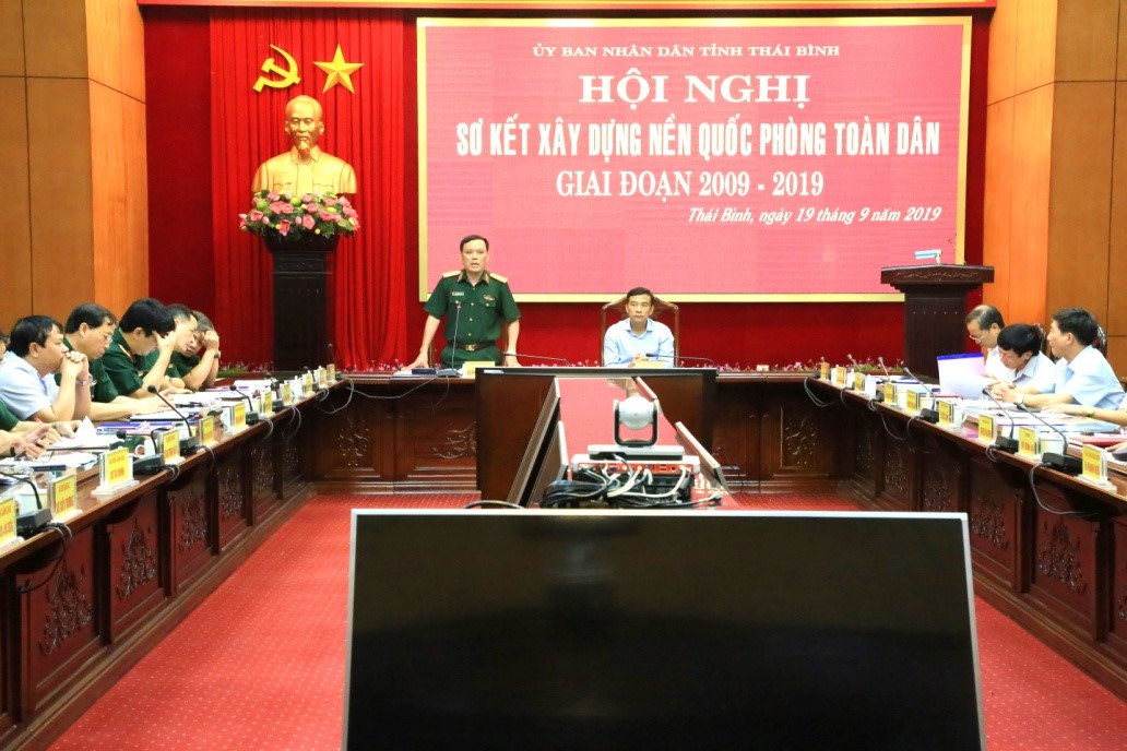   Thái Bình: Sơ kết Nh881 nền quốc phòng toàn dân giai đoạn 2009 - 2019