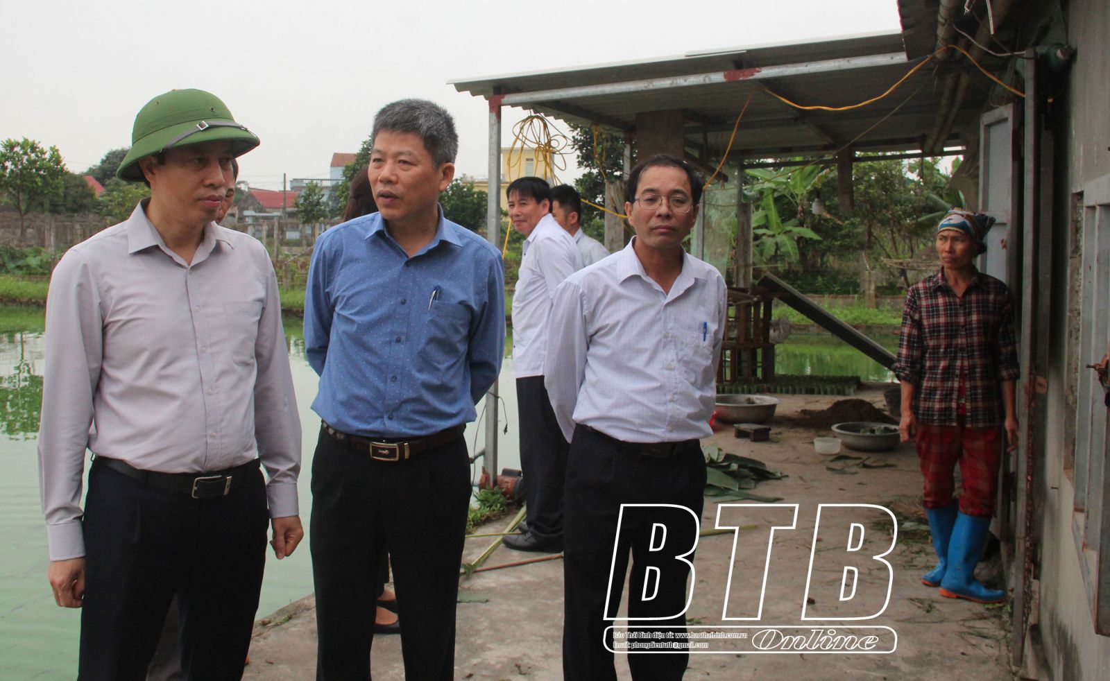   Kiểm tra sản xuất nông nghiệp tại Đông Hưng, Hưng Hà