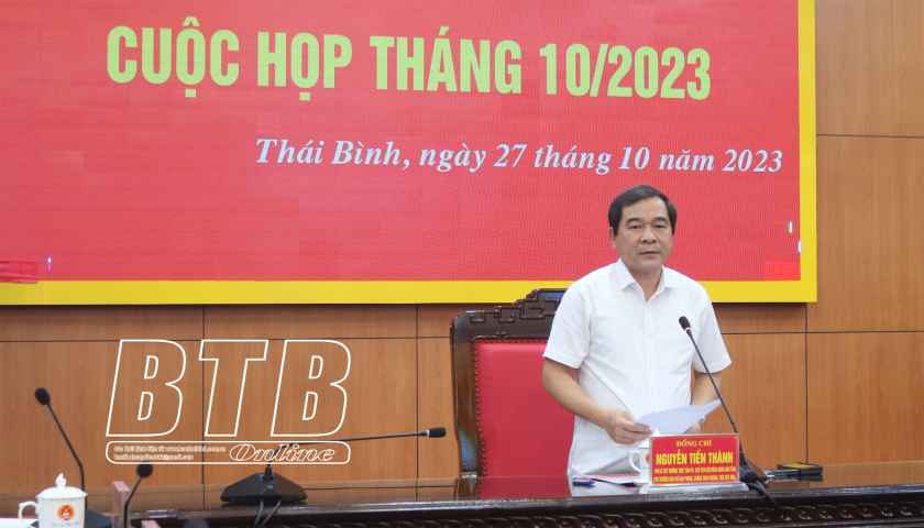   Họp Thường trực Ban Chỉ đạo Phòng, chống tham nhũng, tiêu cực tỉnh