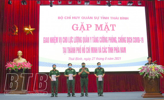  Bộ CHQS tỉnh: Tăng cường cán bộ quân y phục vụ Nh88 Nha cai chống dịch