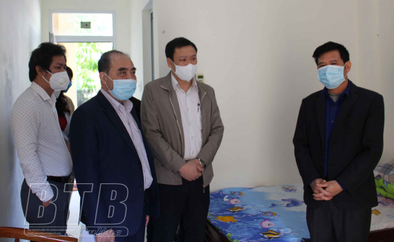   Kiểm tra điều kiện thu dung, điều trị Covid-19 tại huyện Tiền Hải
