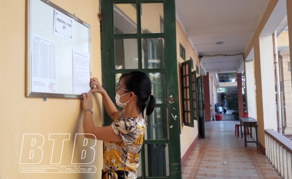   Kỳ thi tuyển sinh vào lớp 10 THPT năm học 2021 - 2022: Trên 20.000 thí sinh làm thủ tục nhận phòng thi