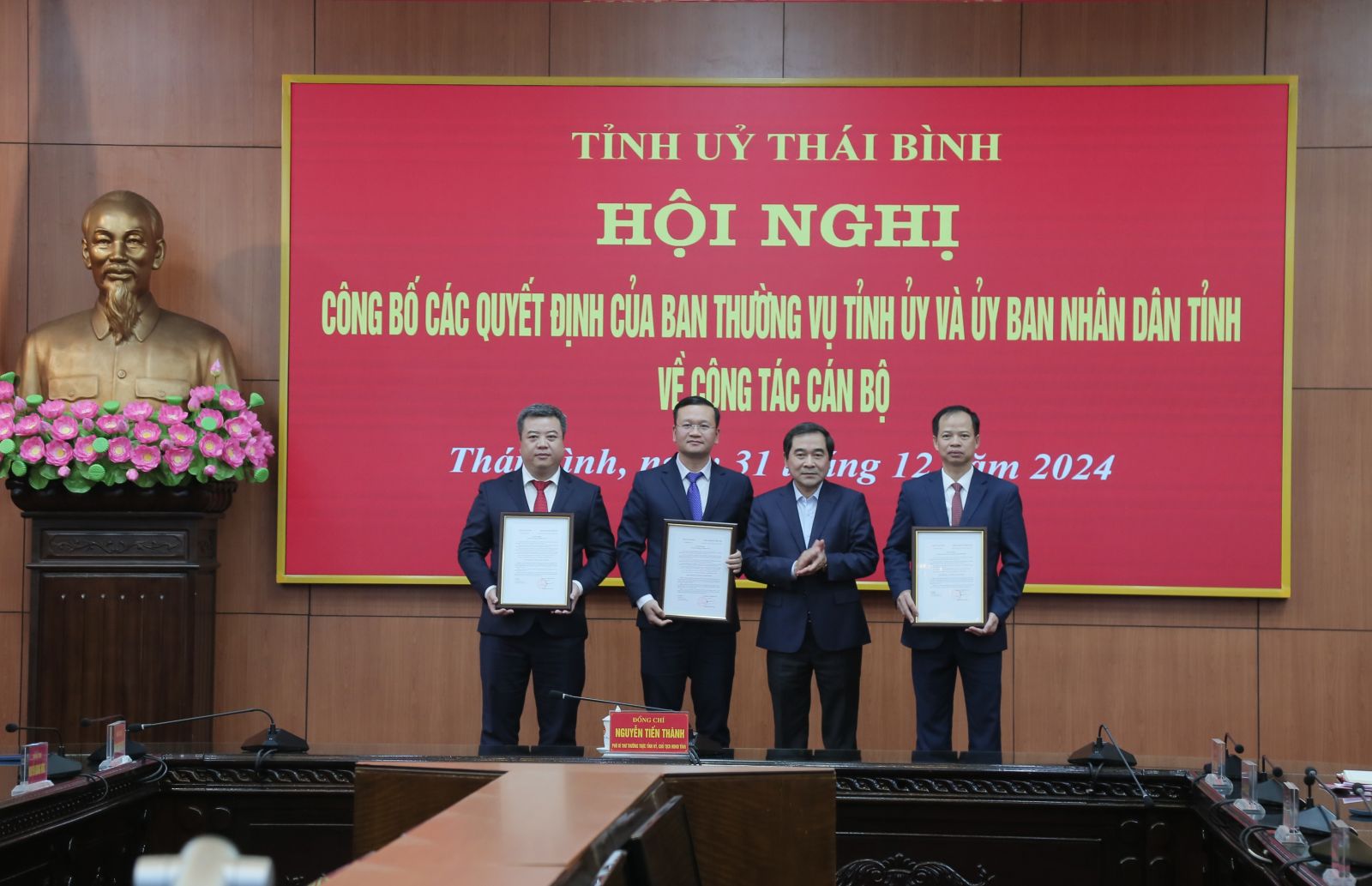   Nh883 quyết định của Ban Thường vụ Tỉnh ủy về Nh88 Nha cai cán bộ