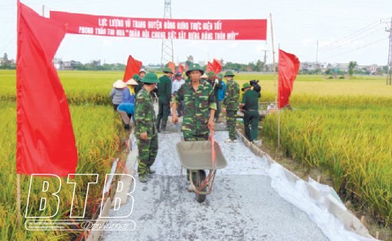   Lực lượng vũ trang tỉnh phát huy truyền thống, cống hiến tài năng, xứng danh Bộ đội Cụ Hồ