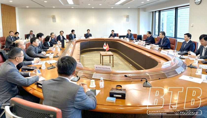  Đồng chí Bí thư Tỉnh ủy thăm, Nh88 đăng Nhập với lãnh đạo Tập đoàn Tokyo Gas, Nhật Bản
