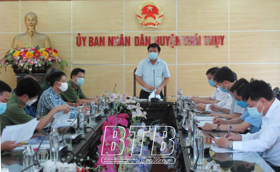   Các đoàn kiểm tra của Nh88 com bầu cử tỉnh kiểm tra, chỉ đạo Nh88 Nha cai bầu cử và phòng, chống dịch Covid-19 tại Thái Thụy, Đông Hưng