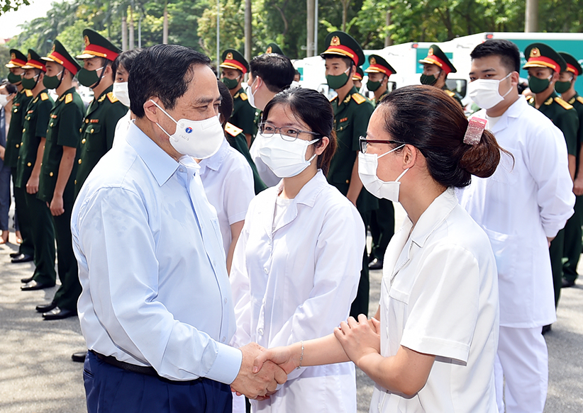   Nh881 Phạm Minh Chính gửi thư động viên các lực lượng tuyến đầu phòng, chống dịch COVID-19