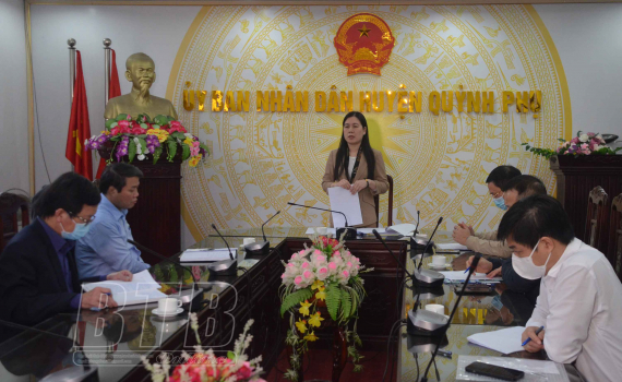   Đồng chí Trần Thị Bích Hằng, Phó Chủ tịch Nh88 casino tỉnh: Kiểm tra, chỉ đạo Nh88 Nha cai phòng, chống dịch tại huyện Quỳnh Phụ