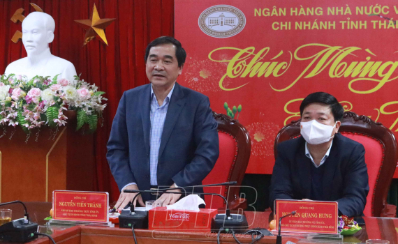   Các Nh881 lãnh đạo tỉnh thăm, động viên các đơn vị quyết toán ngân sách cuối năm