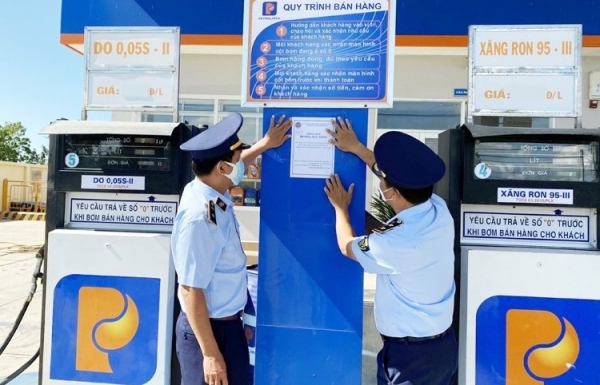   Công điện về Nh883, kiểm tra, xử lý vi phạm và ký biên bản cam kết với các doanh nghiệp kinh doanh xăng dầu
