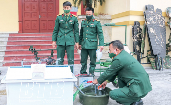   Lực lượng vũ trang tỉnh: Thi đua phát huy sáng kiến, cải tiến kỹ thuật