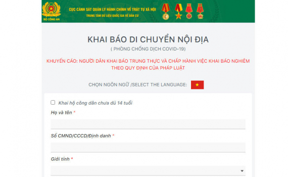   Triển khai phần mềm về quản lý di biến động người dân ra vào vùng dịch