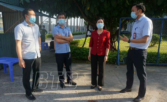   Kiểm tra, chỉ đạo Nh88 Nha cai phòng, chống dịch Covid-19 tại khu cách ly tập trung Trường Đại học Thái Bình
