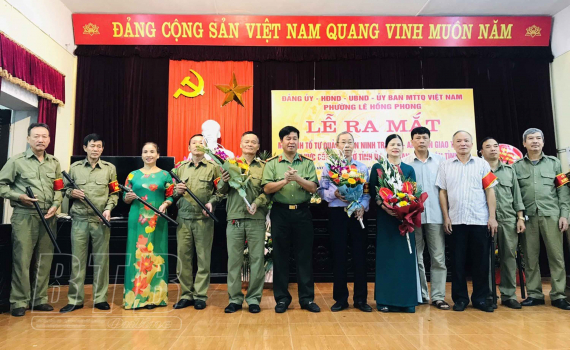   Ra mắt Nh88 casino Tổ tự quản về an ninh trật tự - an toàn giao thông tại khu vực cổng trụ sở Tỉnh ủy, Nh88 casino tỉnh