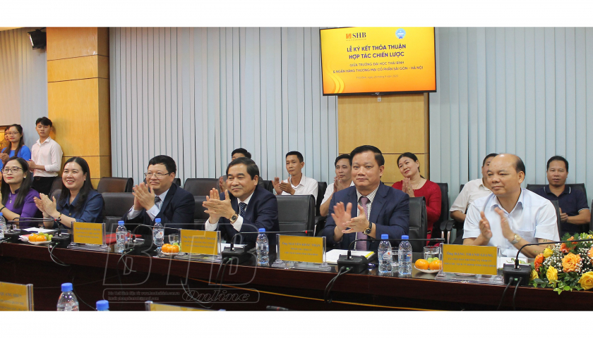   Ký kết thỏa thuận hợp tác Nh880 giữa Trường Đại học Thái Bình và Ngân hàng TMCP Sài Gòn – Hà Nội