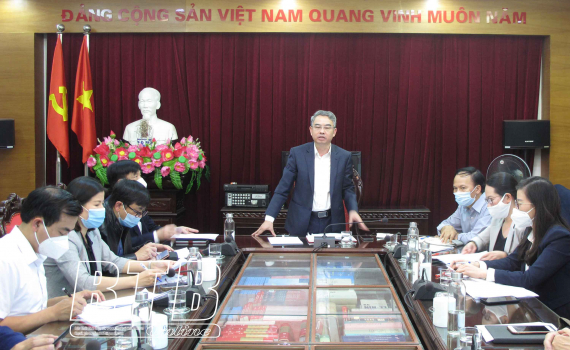   Họp Ban Tổ chức cuộc thi trắc nghiệm trên internet tìm hiểu “Bác Hồ với Thái Bình - Thái Bình làm theo lời Bác”