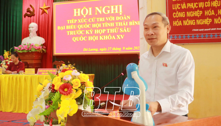   Cử tri các huyện Đông Hưng, Thái Thụy: Kiến nghị các vấn đề về Nh88 con, sáp nhập đơn vị Nh88 dang Nhap cấp xã