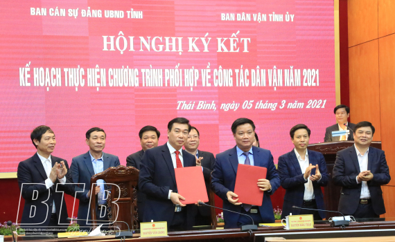   Ký kết chương trình phối hợp về Nh88 Nha cai dân vận năm 2021