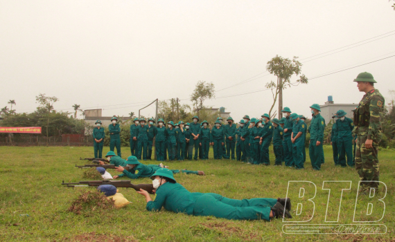   Đông Hưng: Nh88 dang Nhap huấn luyện dân quân năm 2022